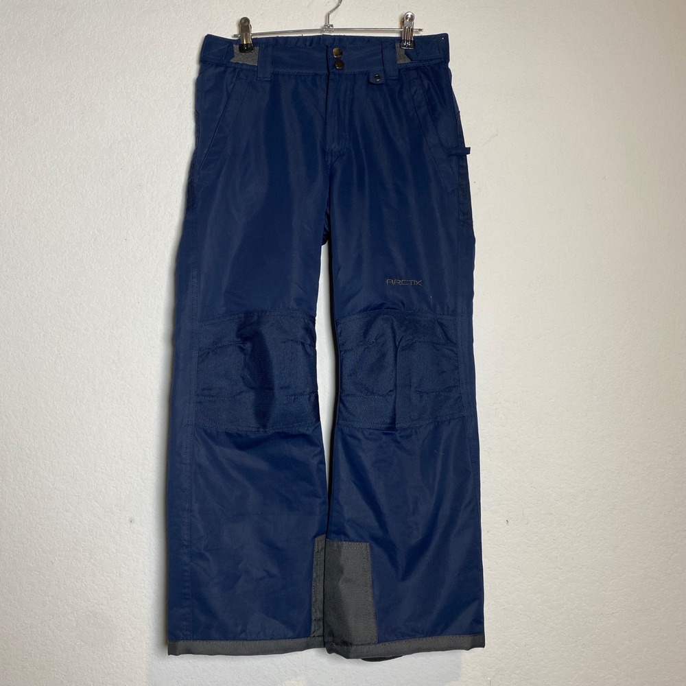 Arctix Kids Ski Snow Pants Waterproof Insulated Navy Blue Medium 10/12 Winter